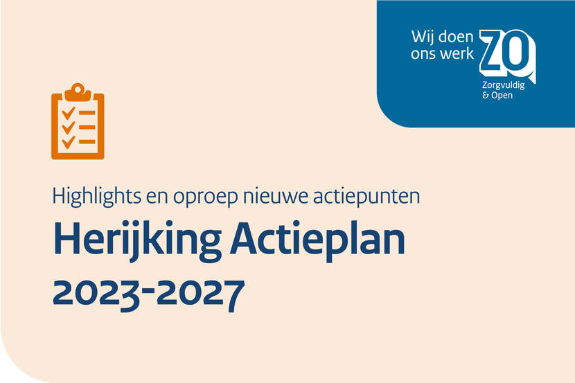 Highlights en oproep nieuwe actiepunten. Herijking Actieplan 2023-2027.